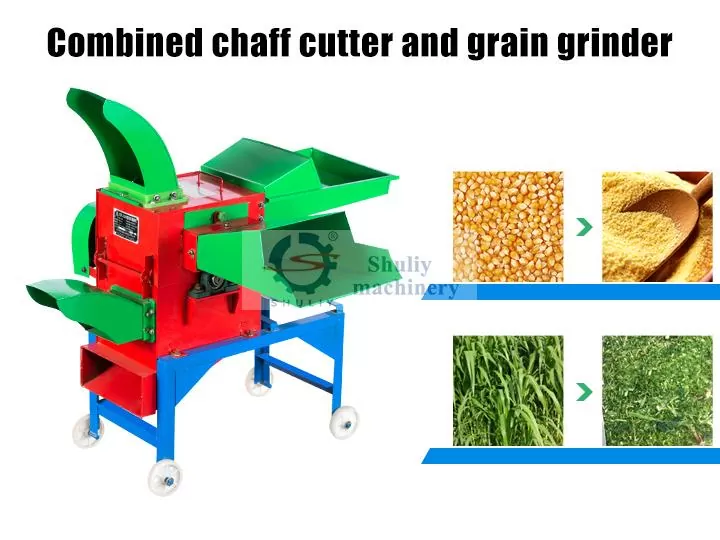 Chaff cutter and grain grinder