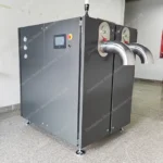 带两个出口的干冰颗粒机