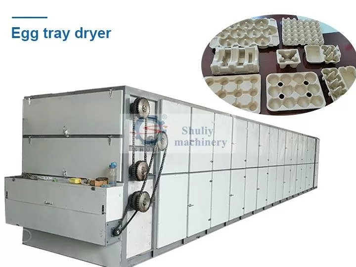Egg tray dryer machine