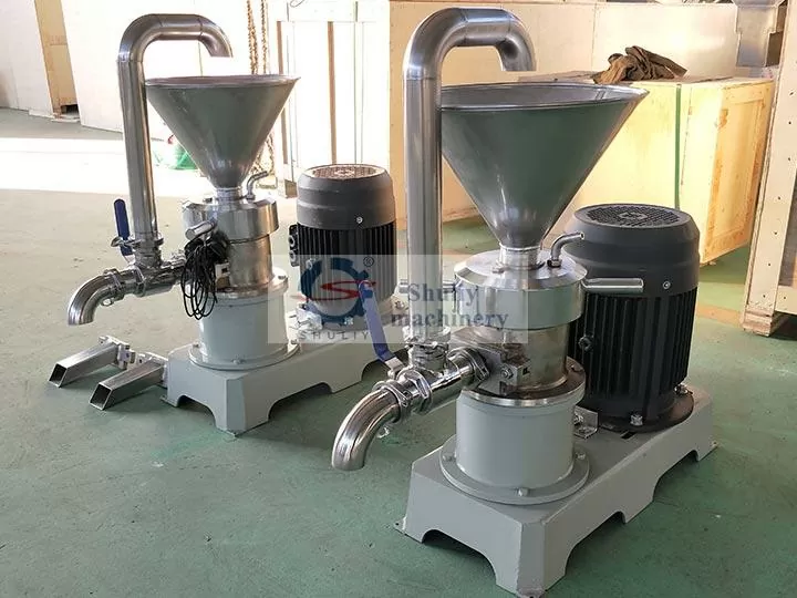 Peanut butter grinding machine