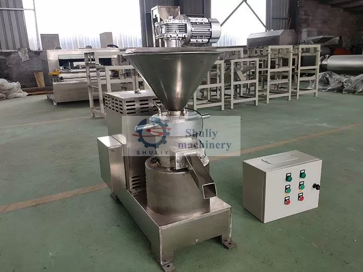 Peanut butter grinding machine