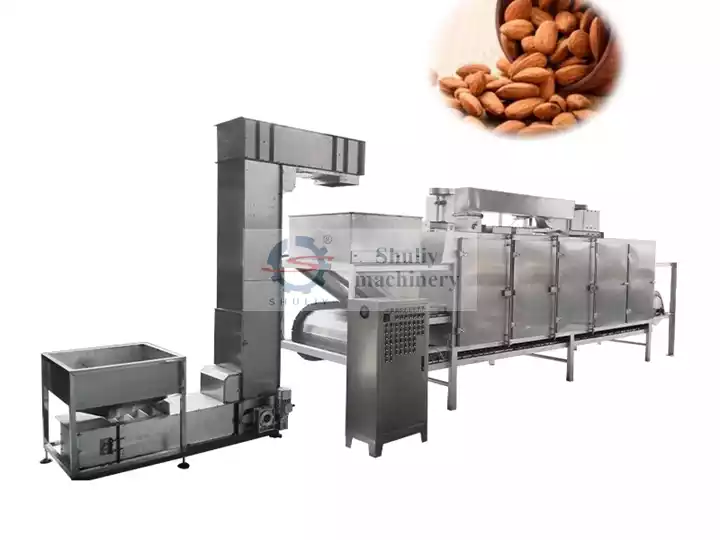 Continuous Nut Roasting Machine