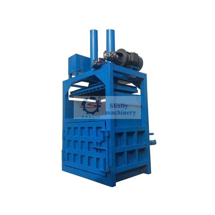 Compactadora Hidráulica Vertical para Têxteis de Descarte