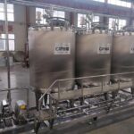 CIP tube machine cleaning system