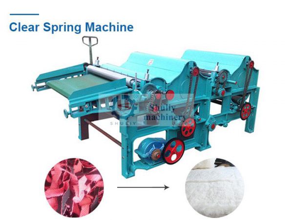 Clear spring machine