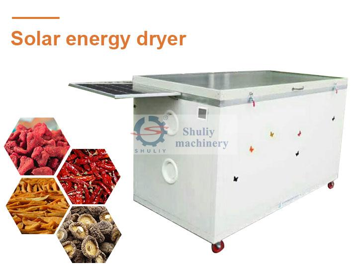Mobile solar energy dryer