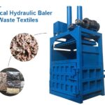 Vertical Hydraulic Baler For Waste Textiles