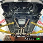após limpeza de carros com gelo seco