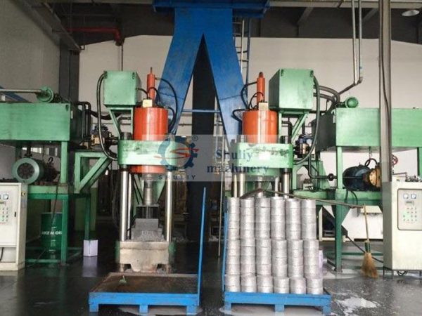applications of metal chips briquetting machine