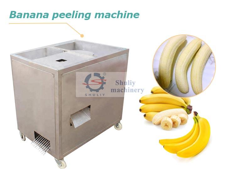 Banana peeling machine