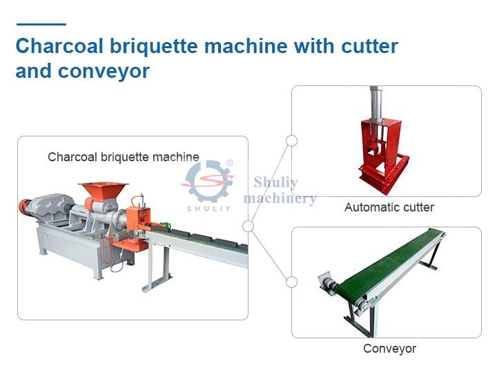 Briquettes cutting machine