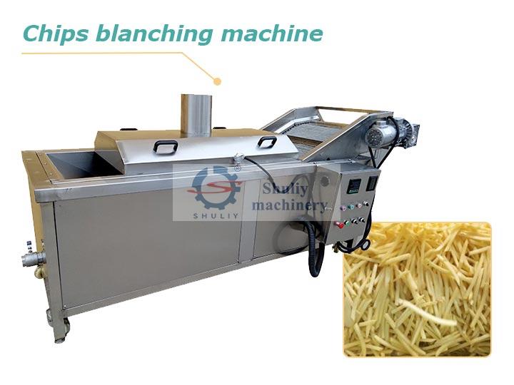 Potato blanching machine