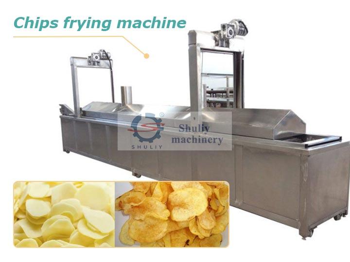 Chips and fries frying machine
