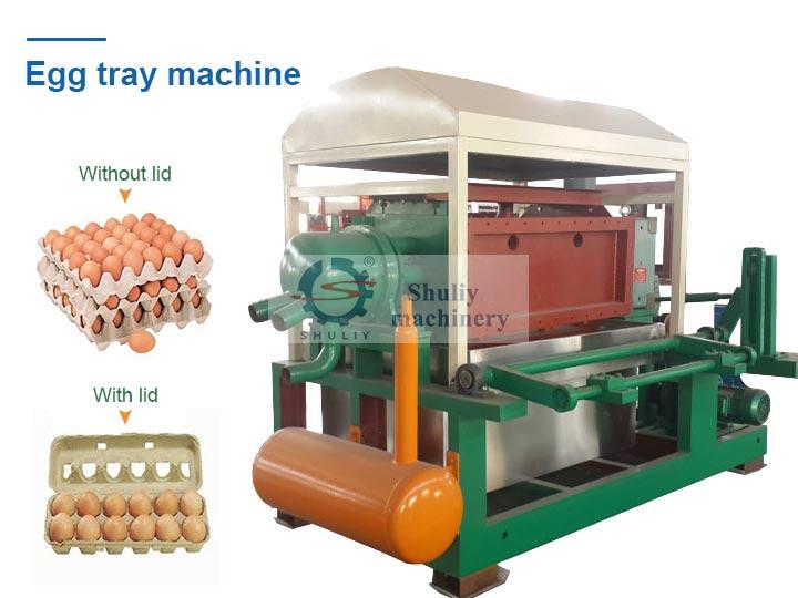 machine commerciale à plateaux d'œufs