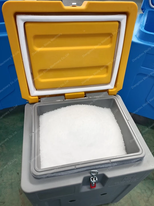 caixa de gelo seco