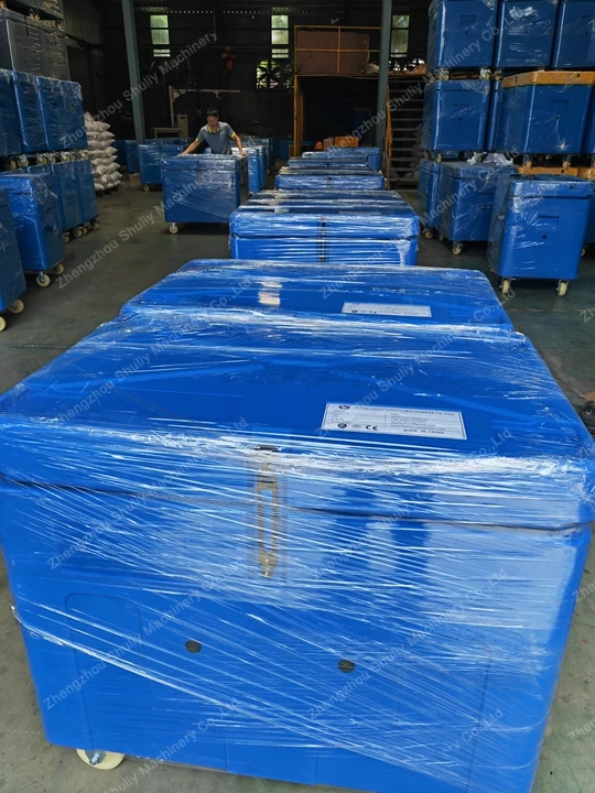 Verpackung der Trockeneisboxen