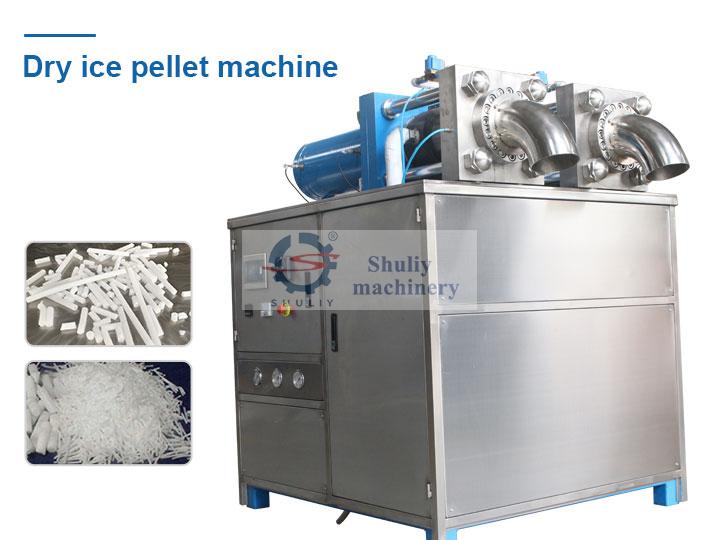 machine à granuler la glace sèche