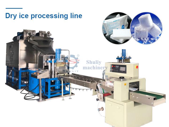 Dry ice processing plant