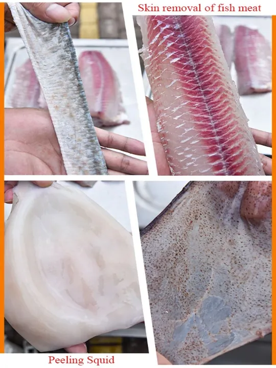Fischhaut-Schälwirkung