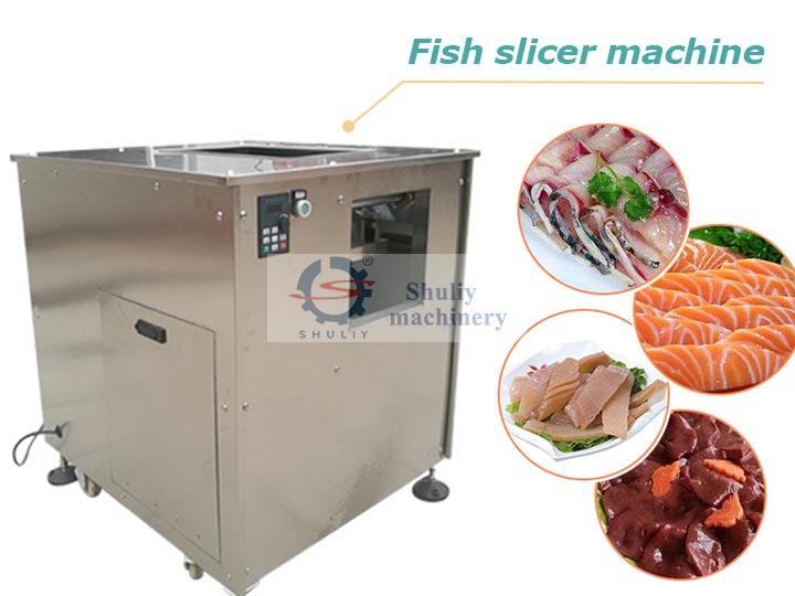 Fish slicing machine
