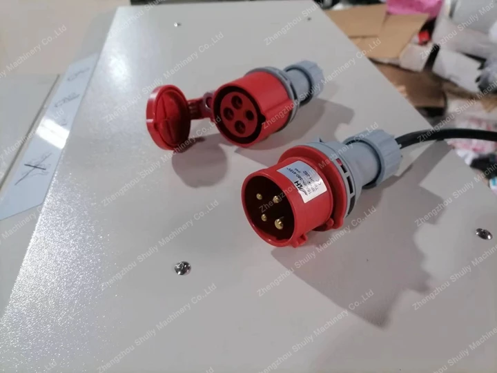 plugue estrangeiro para máquina trituradora de papelão