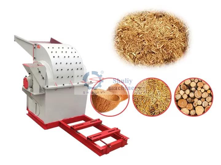 Straw & log shredder machine