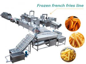 industrial automatic french fries line