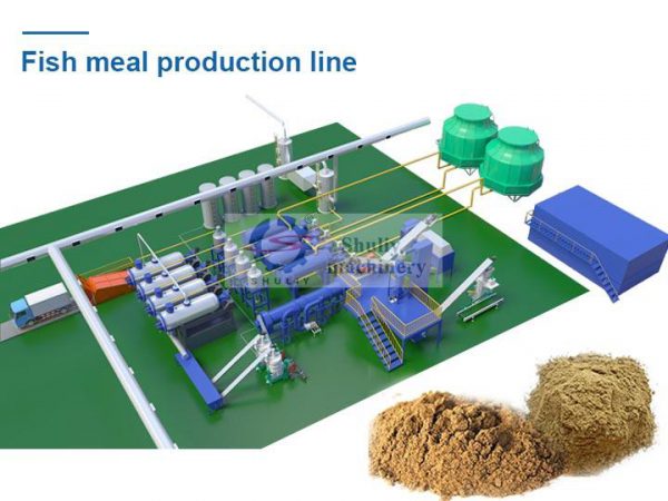 large fish meal production line