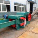large wood chipping machine