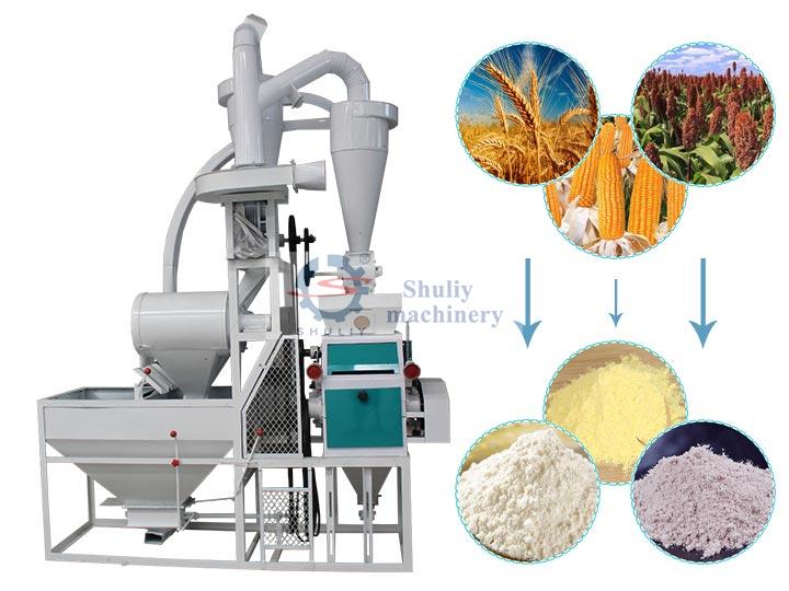 Maize flour grinding machine