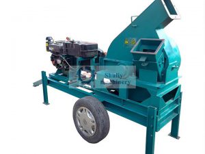movable wood chipper machine