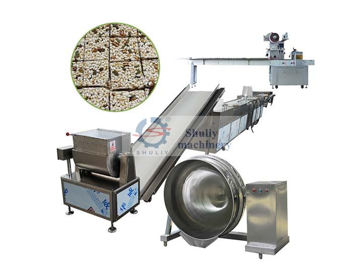 Peanut candy cutting machine