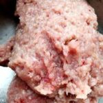 picked fish meat