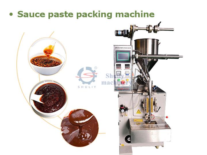 Sauce pouch packing machine