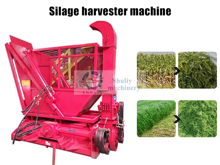 Silage harvester machine