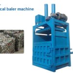 vertical metal baler machine