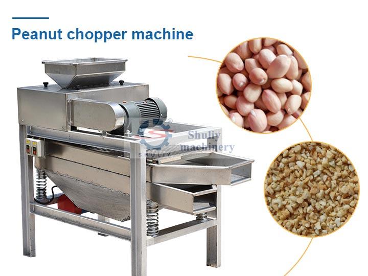Peanut chopper machine