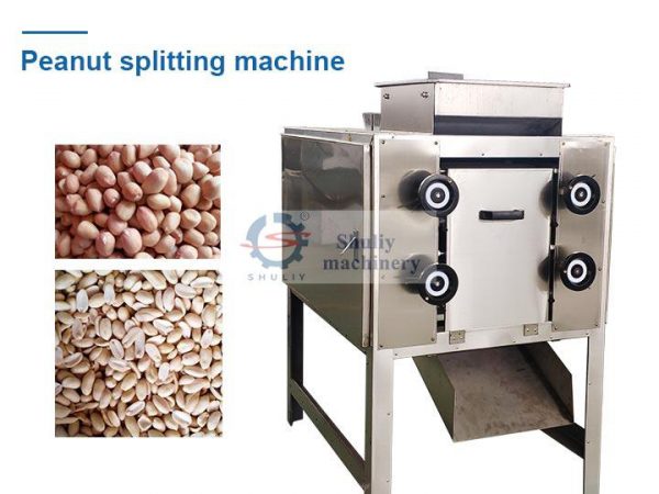 peanut splitting machine peanut splitting machine with peanut kernels and peanut halves