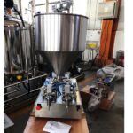 Semi-automatic peanut butter filling machine
