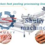 chicken feet peeling production line