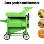 corn peeler and thresher