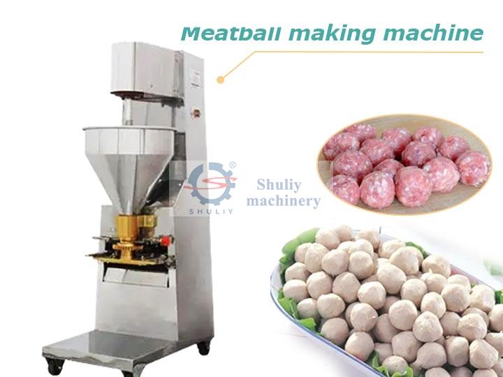 Meatball making machine