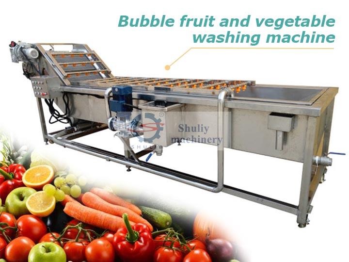 machine à laver les légumes et les fruits