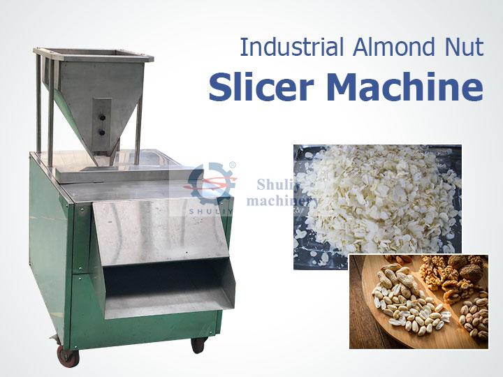 Almond nut slicer machine