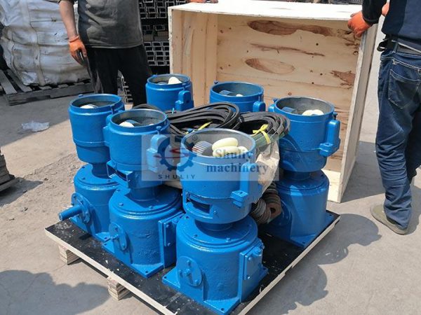 6 sets animal feed pellet machine shipped to America