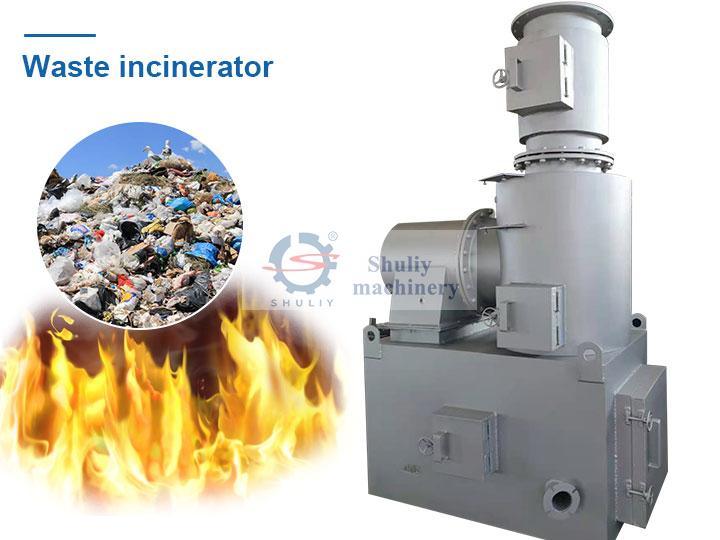 Waste incinerator machine