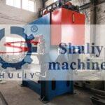 newly manufactured compressed wood pallet machine