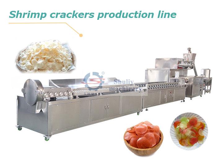 Shrimp crackers production line