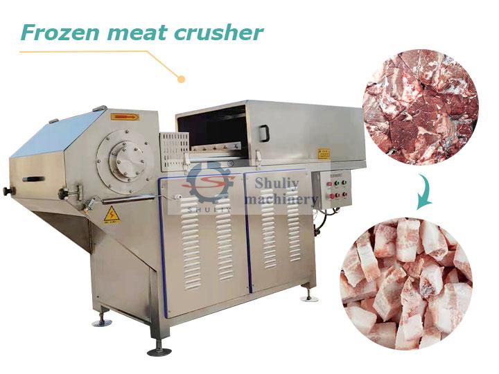 Frozen meat crusher