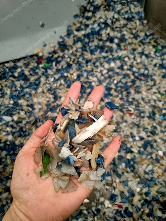 Effet de broyage du plastique HDPE